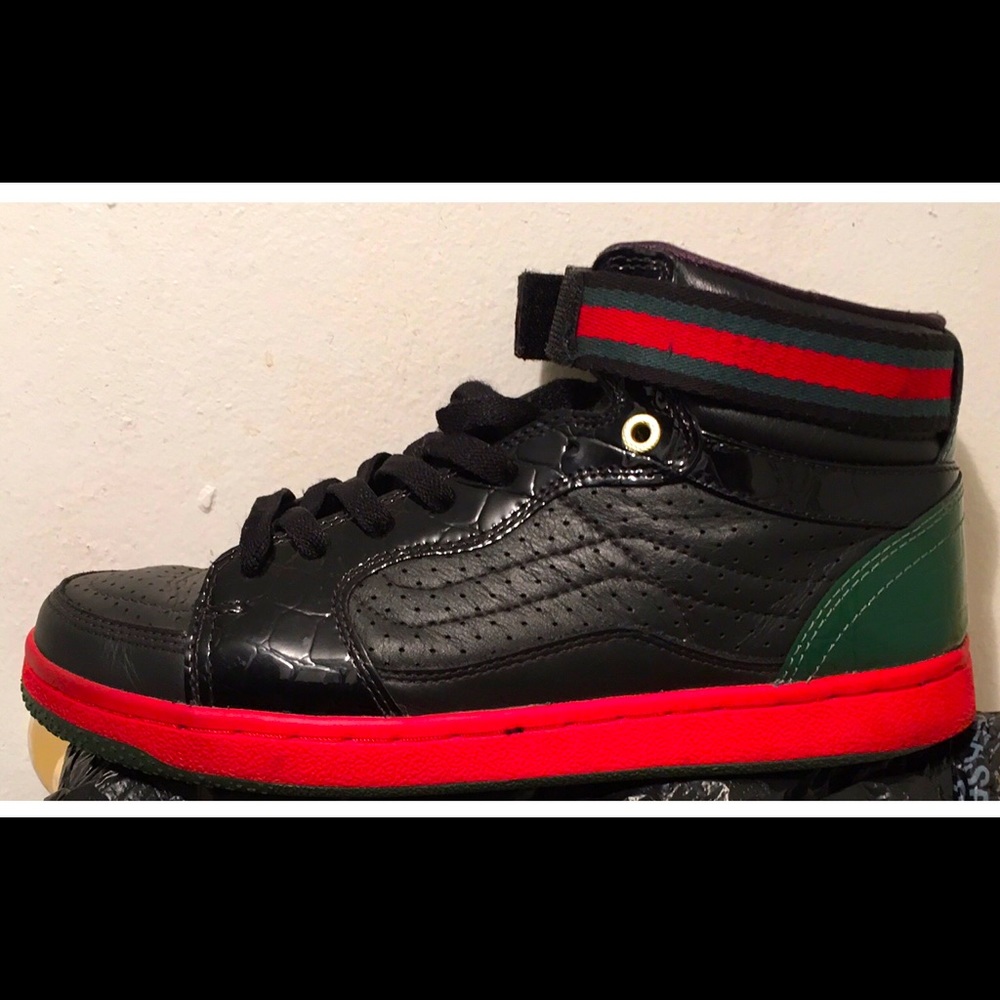 Crooks leather Vans, 9 1/2